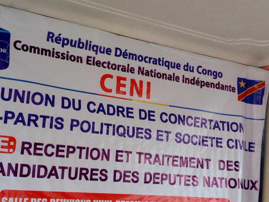 La CENI Nord-Kivu dans une concertation avec les partis politiques et la société civile ce Jeudi en ville de Goma