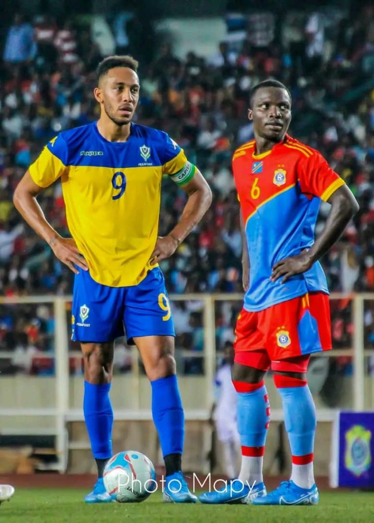 RDC vs Gabon à l'occasion de la première journée des éliminatoires de la coupe d'Afrique des nations côte d'Ivoire 2023
