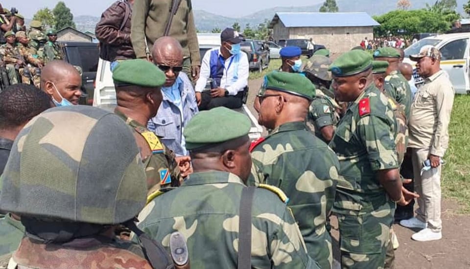 Le gouverneur militaire du Nord-Kivu, le Lieutenant-Général Constant NDIMA s'est rendu à Beni pour s’enquérir de la situation.