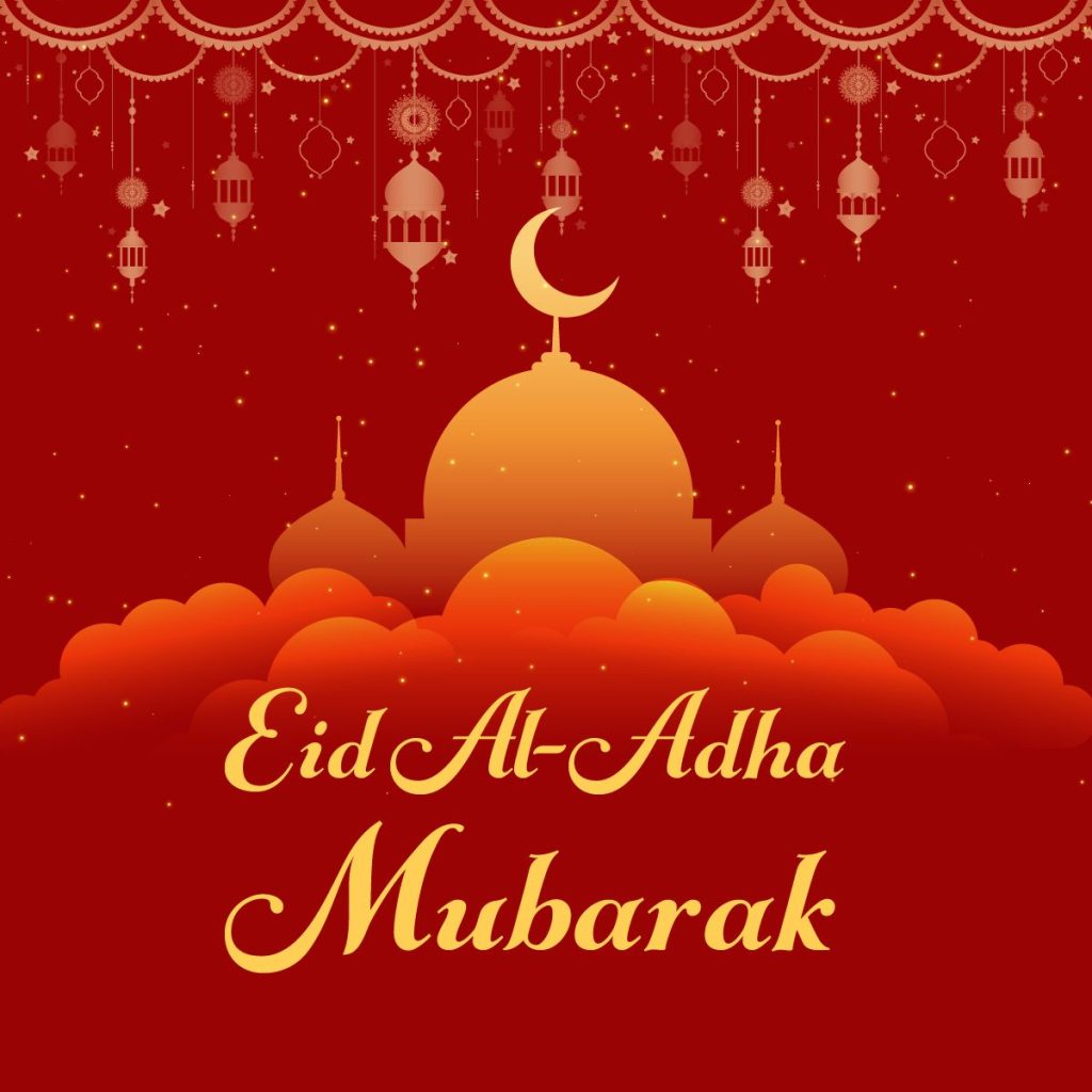 Eid Mubarak à toute la communauté musulmane