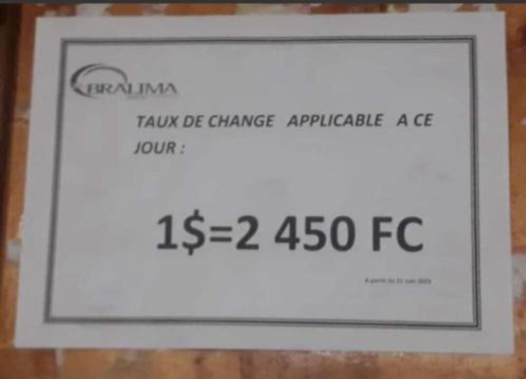 Instabilité du taux d'échange 