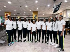 Les léopards dames en route pour Kigali