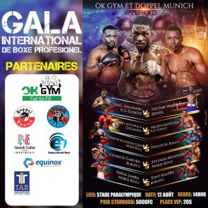 Boxe-pro : Gaël Assumani vs Victor Wasonga, la RDC et le Kenya vont s'affronter à Goma. Les affiches du GALA de 12 Août