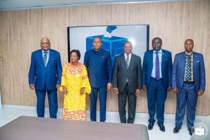 Le Président de la CENI, Denis KADIMA KAZADI, s'est entretenu avec Mme Pierrette HERZBERGER FOFANA, Députée européenne, autour des préparatifs des élections