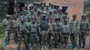 RDC : Le Général Bernard BYAMUNGU du M23 et le Col Simon TOKOLONGA sous sanction de l'UE Photo d'illustration : Les rebelles du M23 dans la province du Nord-Kivu