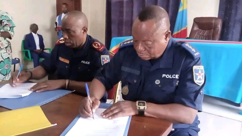 Le commissaire supérieur Principal Kapend Kamand Faustin prend la commande de la ville