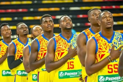 l'équipe nationale de basketball de la RDC à la deuxième édition de l'Afro Can en Angola