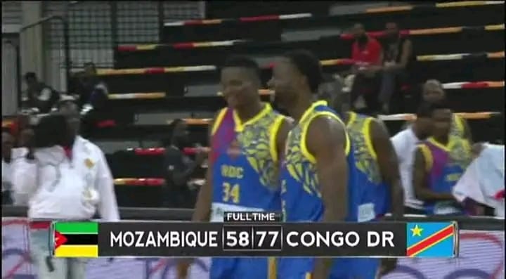 l'équipe nationale de basketball de la RDC à la deuxième édition de l'Afro Can en Angola