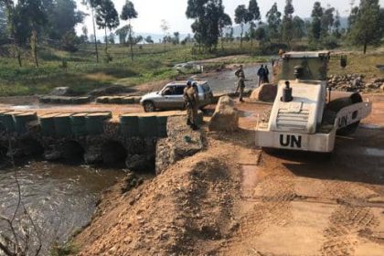 La MONUSCO dote la population d'un pont pour faciliter le trafic de l'aide humanitaire