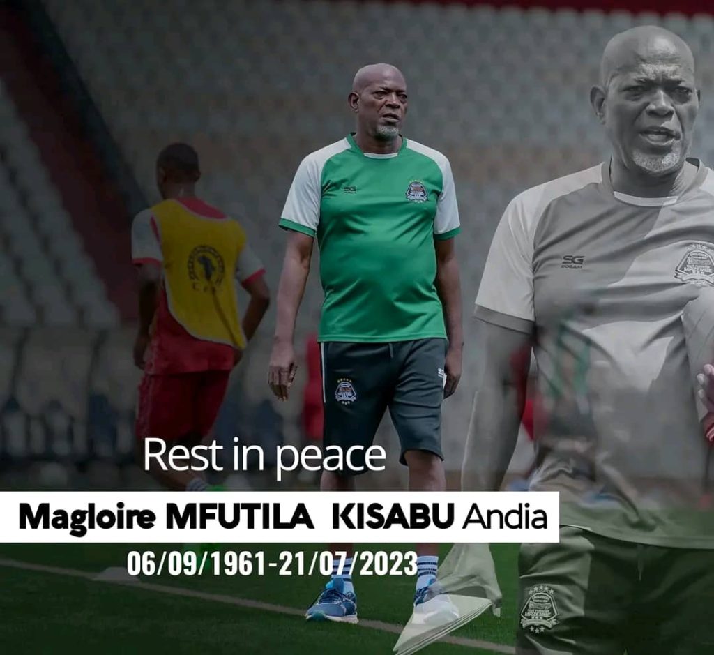Décès de l'entraîneur congolais Andy Magloire Futila
