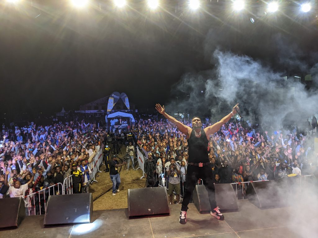 L'artiste rappeur de Goma JKM Rambo a mis tout le monde d'accord au Festival du Rap et Slam à Bukavu