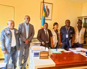 Jean-bosco Ruteye le ministre de l'agriculture, pêche, élevage et développement a reçu la délégation de la FAO