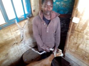 Le jeune garçon a été surpris en train de volé une chèvre par les habitants de cette partie de Bukavu