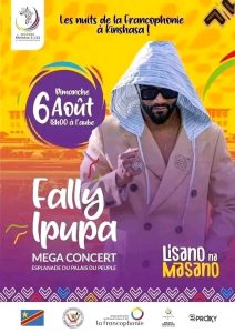 Fally Ipupa fouleront la scène de l'esplanade du palais de la nation pour clôturer en beauté les neuvièmes jeux de la francophonie