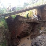 Le pont reliant le quartier Kyaghala à partir de la cellule Vutahira au quartier Rughenda