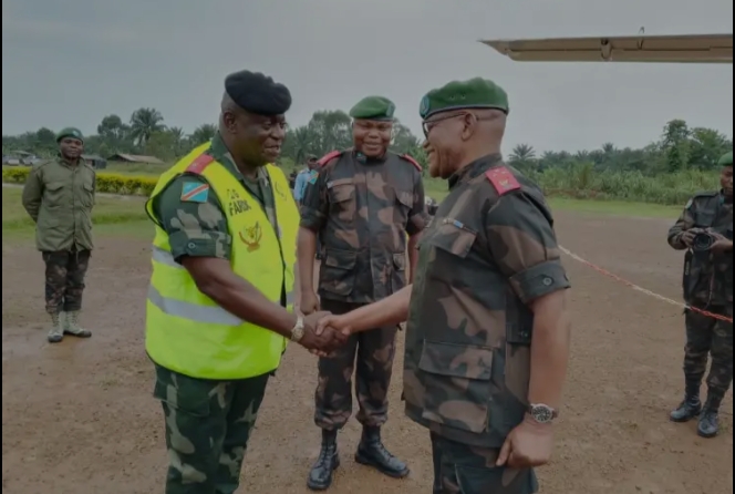 Le lieutenant général Ndima Kongba Constant, gouverneur militaire de la province du Nord-Kivu est arrivé en ville de Beni