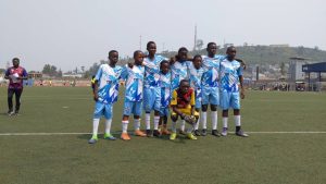 Les jeunes joueurs de l'académie Goal