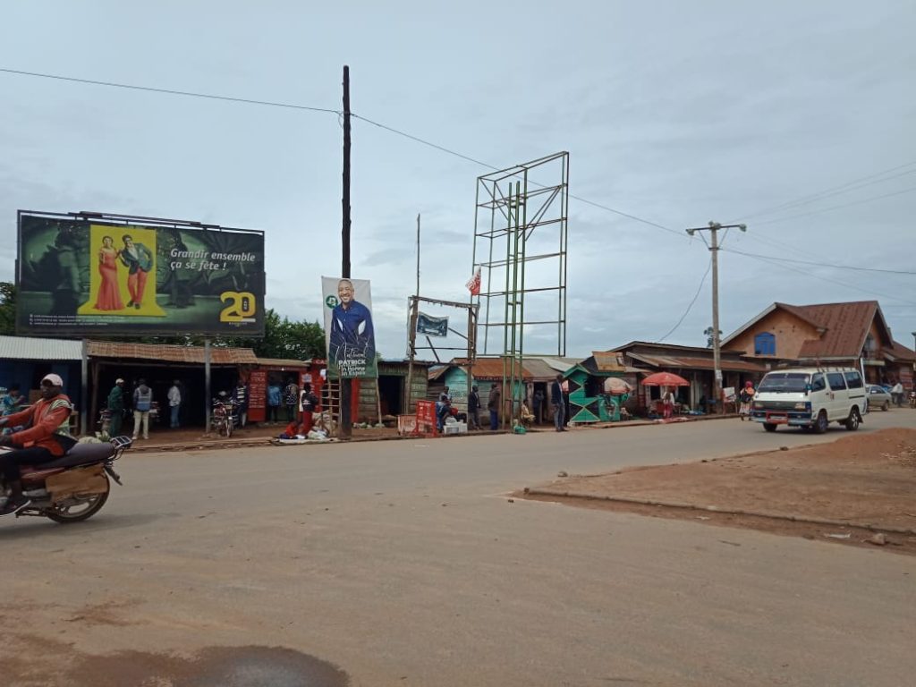 Vue près du rond point njiapanda en ville de Butembo