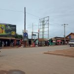 Vue près du rond point njiapanda en ville de Butembo