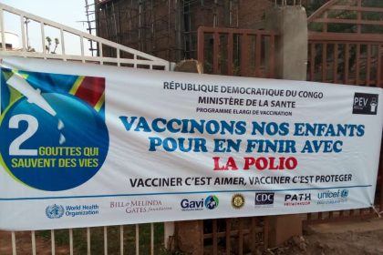 Démarrage de la campagne de la vaccination contre la poliomyélite au Sud-Kivu