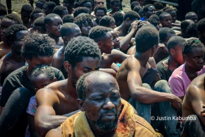 Image de wazalendo arrêtés par les forces de défense et de sécurité à Goma lors de la marche contre la MONUSCO