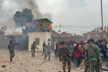 Photo illustrative d'une manifestation contre la MONUSCO a Goma