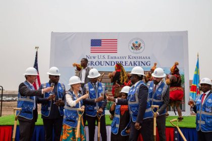 Lancement des travaux du nouveau bâtiment de l'ambassade des USA à Kinshasa