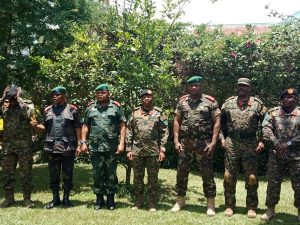 Nord-Kivu : Début de la deuxième phase de la sensibilisation à la reddition des ADF Lors de l'évaluation des opérations conjointes FARDC-UPDF à Beni (hôtel Okapi palace) par les deux chefs d'État major de l'armée congolaise et Ougandaise