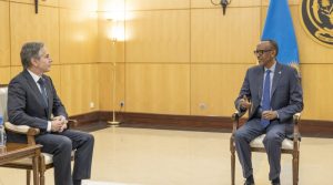 Antony Blinken Secrétaire d'État des États-Unis et le Président Rwandais Paul KAGAME