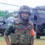 image du capitaine Antony Mualushayi, porte-parole des opérations Sokola 1