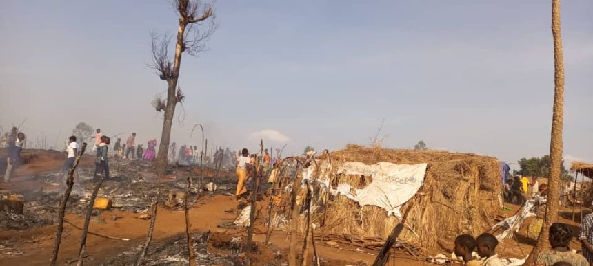 8 morts dans un incendie qui a ravagé le site des sinistrés de Kalehe