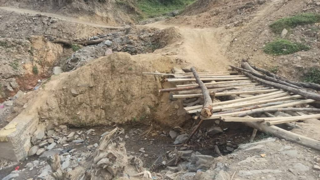 La voie terrestre sur la route nationale numéro 2, Bukavu-Goma