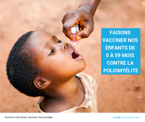 La campagne de vaccination contre la poliomyélite