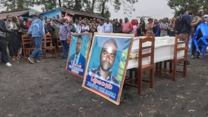 Junior Akilimali et Sammy SHAMAMBA deux journalistes, inhumés au cimetière Makao