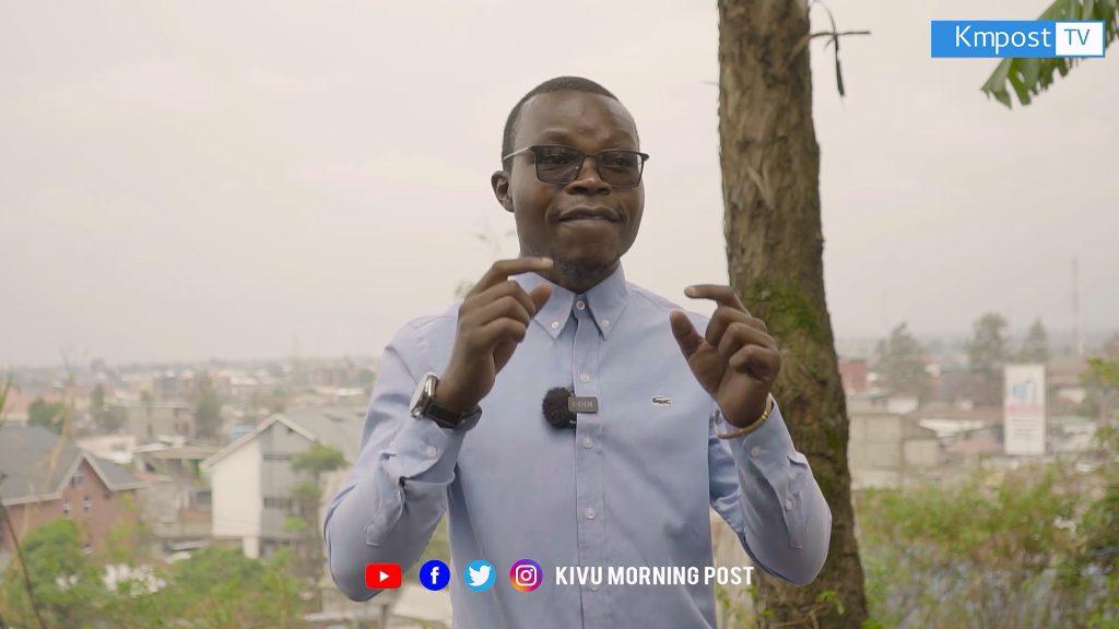 Espoir NGALUKIYE ancien membre de la Lucha et aujourd'hui membre de la famille politique de Moïse KATUMBI