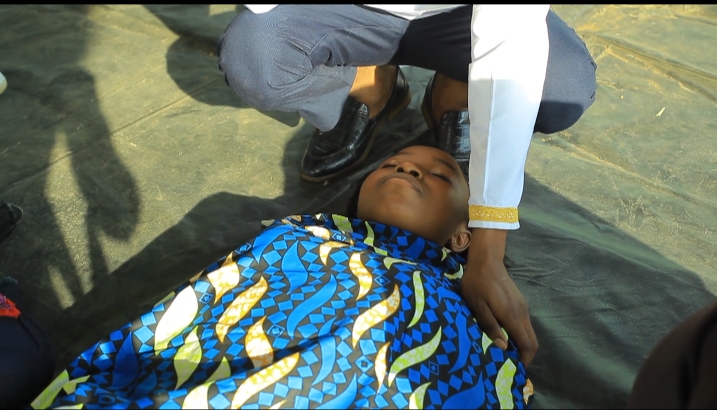 Photo d'illustration : lors d'une prestation des poètes exprimant la douleur des massacres des civils à Beni