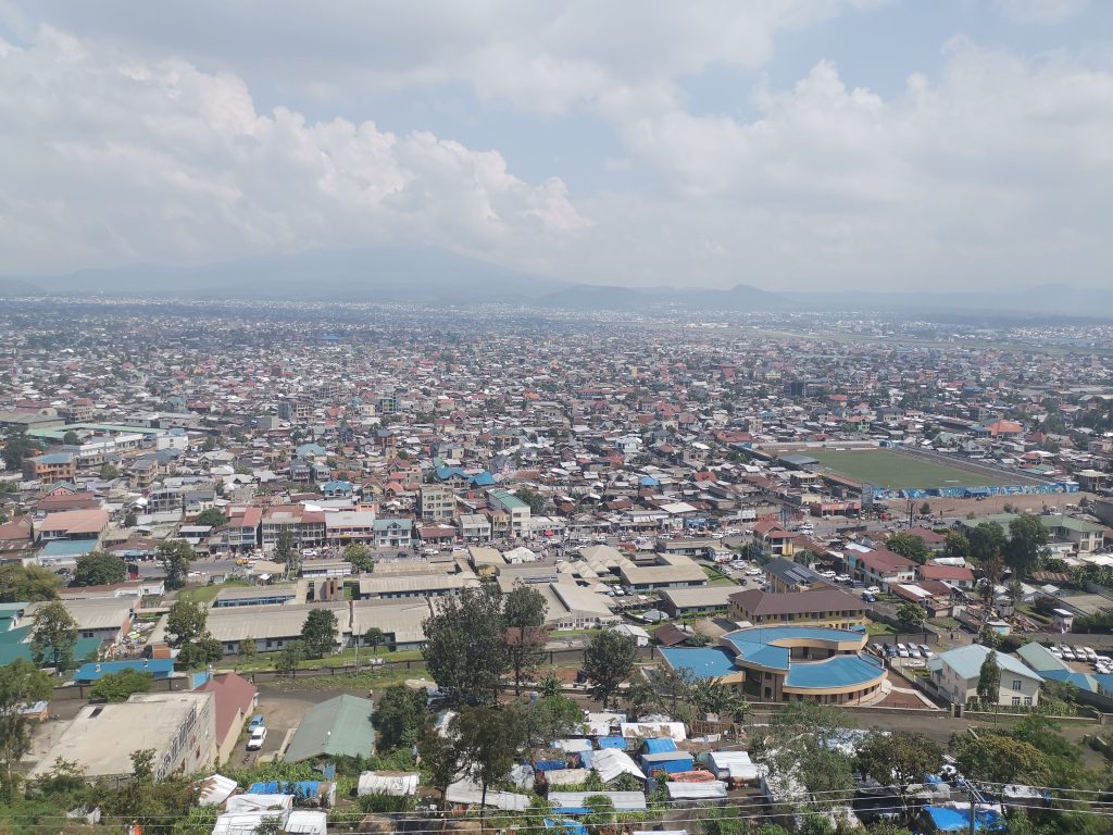 La ville touristique de Goma, chef-lieu de la province du Nord-Kivu