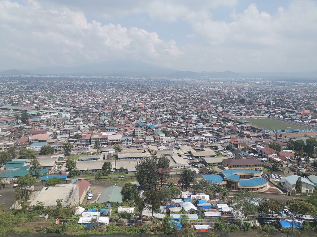 La ville touristique de Goma, chef-lieu de la province du Nord-Kivu