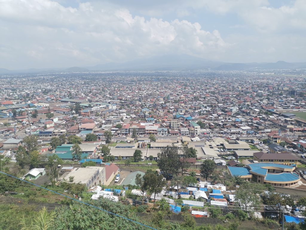 La ville touristique de Goma, chef-lieu de la province du Nord-Kivu