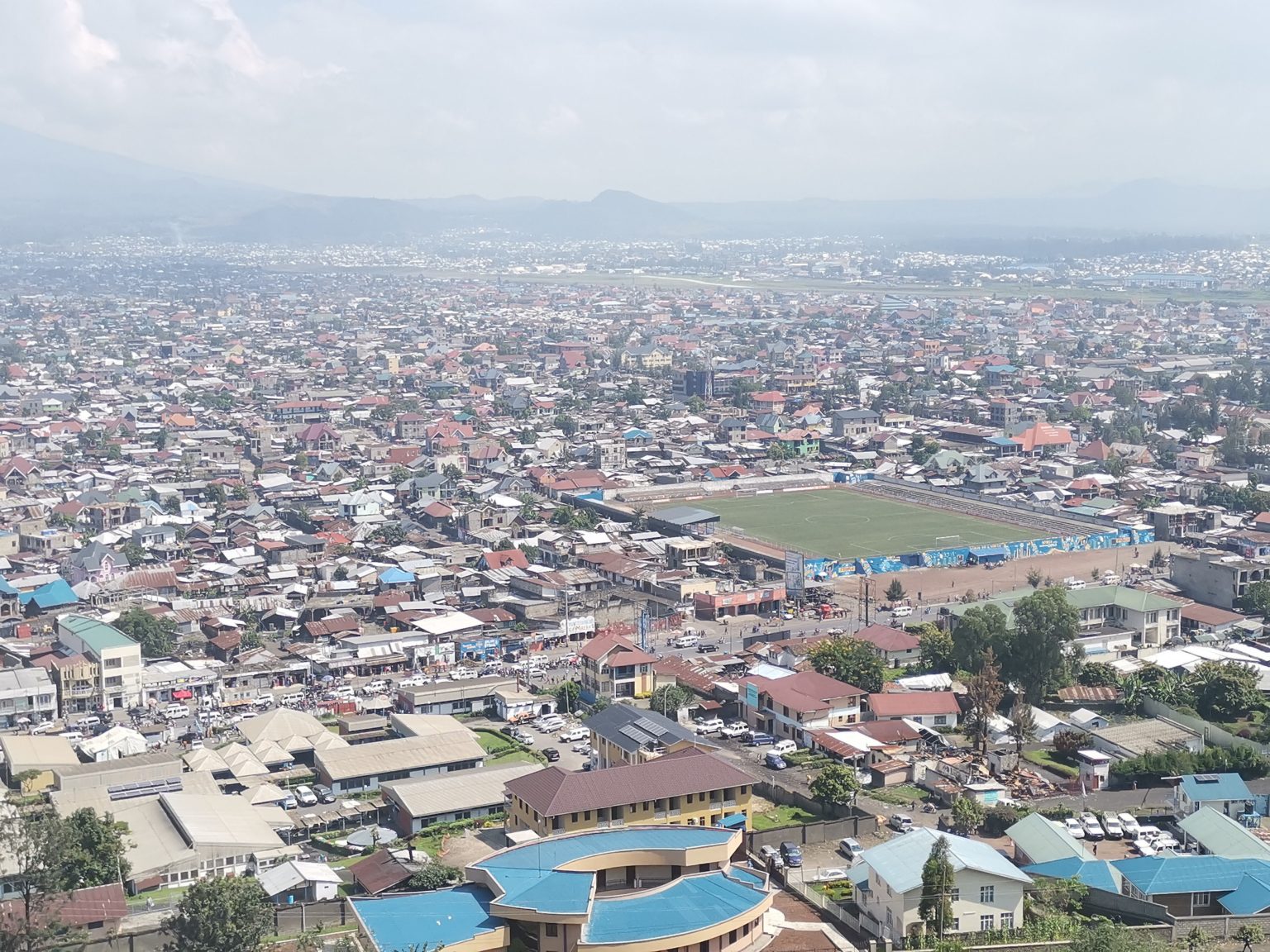 La ville touristique de Goma, chef-lieu de la province du Nord-Kivu