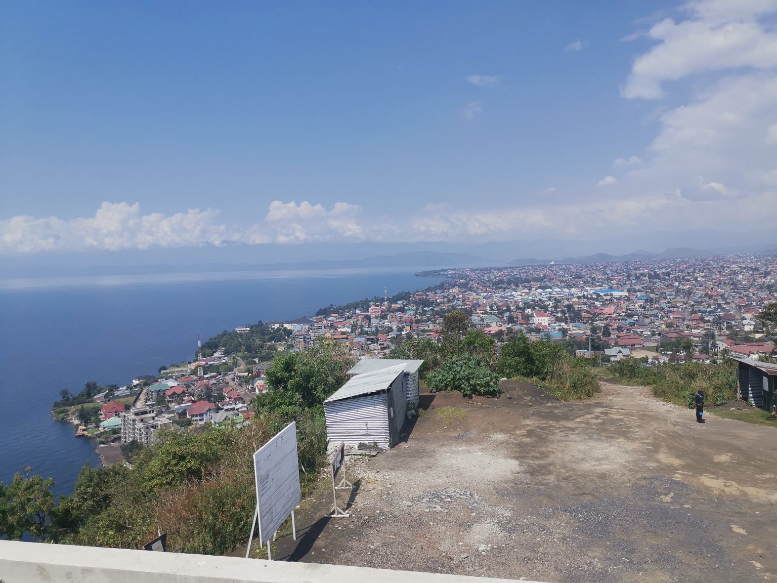 La ville touristique de Goma, chef-lieu de la province du Nord-Kivu