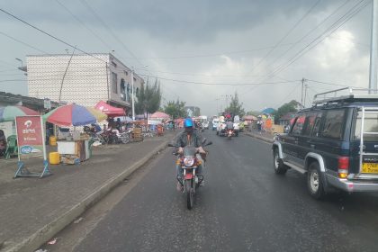 La ville touristique de Goma, chef-lieu de la province du Nord-Kivu