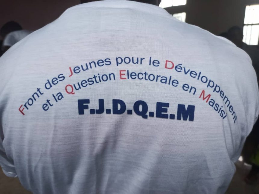 Le front des jeunes pour le développement et la question électorale à Masisi