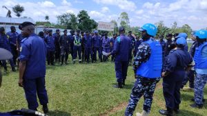 Des éléments de la PNC et UNPOL à OICHA pendant la formation
