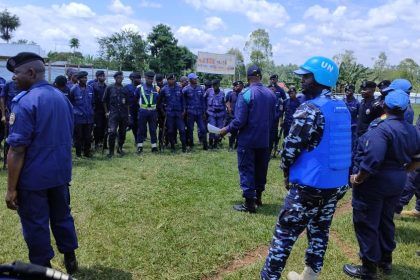 Des éléments de la PNC et UNPOL à OICHA pendant la formation