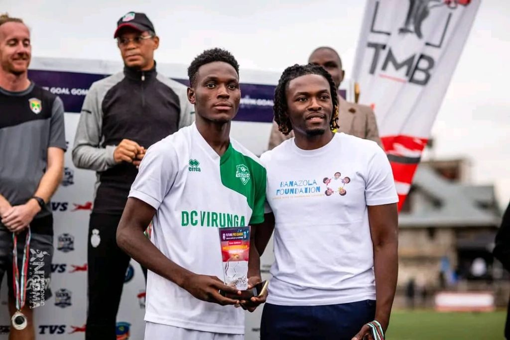 Défenseur central du DC Virunga de Goma, le jeune Christivie Lisukisa a été élu meilleur joueur de la première édition de la future pro League