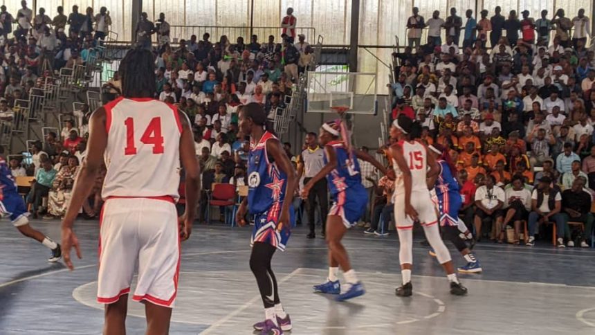 Fin de la première finale de la quarantième édition de la coupe du Congo de basket-ball au stadium de Kivu international school