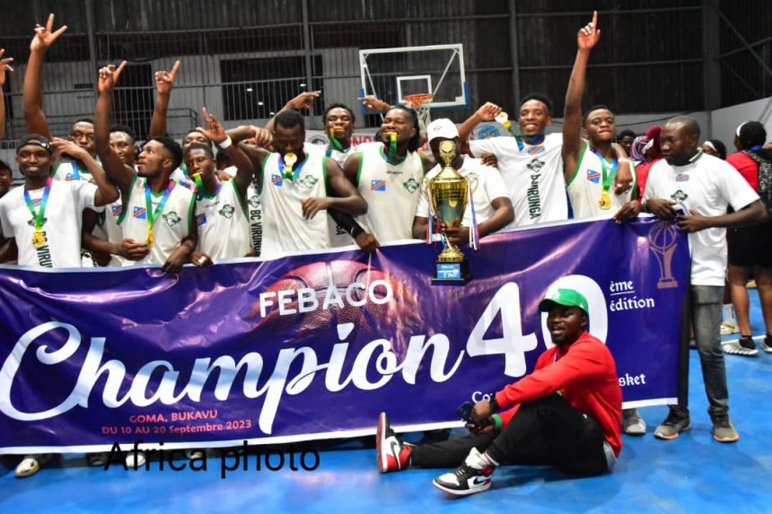 Virunga et CNSS Champions les lampions de la quarantième édition de la coupe du Congo de basket-ball