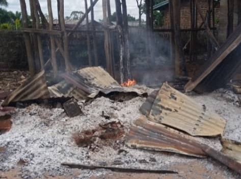 Photo d'illustration Maison incendiée par les ADF/MTM à Irumu