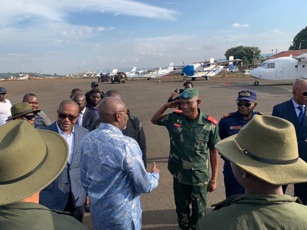 Le président de l'UNC Vital Kamerhe a foulé ses pieds sur le sol du Sud-Kivu